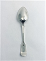 Antique Victorian Hallmarked Sterling Silver Fiddle & Shell Pattern Dessert Spoon 1841