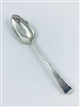 Antique George III Hallmarked Sterling Silver Old English Pattern Tablespoon Hester Bateman 1773