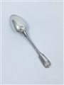 JACOBITE INTEREST: Antique William IV Hallmarked Sterling Silver Fiddle Thread & Shell Dessert Spoon 1832
