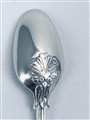 Antique Victorian Hallmarked Sterling Silver Fiddle Thread and Husk Teaspoon 1839