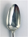 Antique George III Hallmarked Sterling Silver Hanoverian Pattern Tablespoon  1766