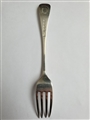 Antique George III Hallmarked Sterling Silver Old English Pattern Dessert Fork, 1812