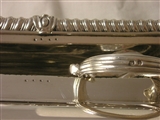 A pair of George III silver entree dishes