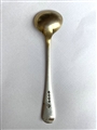 Antique Victorian Hallmarked Sterling Silver Old English Pattern Salt Spoon 1882