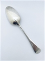 Antique George III hallmarked Sterling Silver Hanoverian pattern Tablespoon 1753