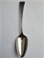 Antique Georgian Hallmarked Sterling Silver Old English Pattern Table Spoon, 1801