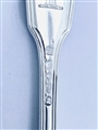 Antique George IV Hallmarked Sterling Silver Fiddle Thread & Shell Pattern Dessert Fork 1823