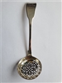 Antique William IV Hallmarked Sterling Silver Fiddle Pattern Sugar Sifter Ladle, 1833