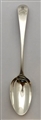 Antique George III Hallmarked Silver Old English Dessert Spoon 1787