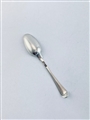 Rare Antique George III Hallmarked Silver Old English With Shoulders Teaspoon c1775