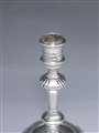 Pair of George II Antique Silver Candlesticks made in 1729