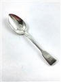 Antique George IV Hallmarked Sterling Silver Fiddle Pattern Dessert Spoon 1826