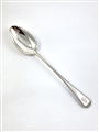Antique Victorian Hallmarked Sterling Silver bead Edged Gravy Stuffing Spoon 1867