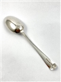 Antique Victorian Hallmarked Sterling Silver Bead Edged tablespoon 1867
