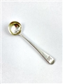 Antique George III Hallmarked Sterling Silver Old english Pattern Salt Spoon 1799