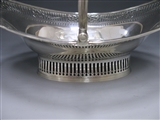 Antique Silver George III Swing-Handled Cake Basket made in 1788