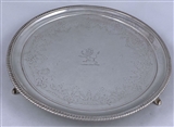 Antique Silver George III Salver made in 1808