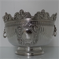 Early 18th Century Antique Queen Anne Britannia Silver Monteith Bowl London 1711 Isaac Dighton