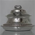 18th Century Antique Pair of George III Britannia Silver Oval Entree Dishes London 1796/7 Robert Sharp