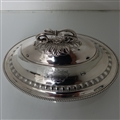 18th Century Antique Pair of George III Britannia Silver Oval Entree Dishes London 1796/7 Robert Sharp