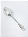 Antique Irish Hallmarked Sterling Silver George IV Fiddle Pattern Tablespoon with Rat-Tail 1829