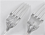 ONE DATE & MAKER, HAND-FORGED LILY SILVER CUTLERY