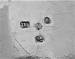 Wonderful set 3 crested & armorial George III silver caddies London 1766/6 Vere & Lutwyche