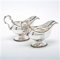 Pair of George III Silver Sauce Boats