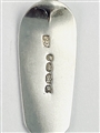 Fine Pair antique Exeter silver hallmarked sterling silver fiddle pattern dessert spoons 1842