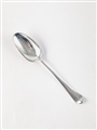 Antique hallmarked sterling silver George III silver Hanoverian pattern tablespoon c.1765