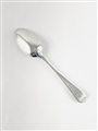 Antique hallmarked sterling silver George III silver Hanoverian pattern tablespoon c.1765