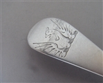 A Rare Pair of George Ii Hanoverian Pattern Sauce Ladles Made in London in 1751 by George Morris
