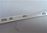 A Very Rare George Ii Hanoverian 'hook End' Serving/basting Spoon Made in Dublin in 1759 by Daniel Popkins