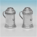 Brittania Standard Silver Pair of Kitchen Peppers