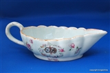 HAYLEY family Chinese Armorial Sauceboat 18th Century