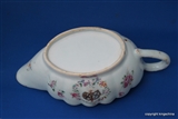 HAYLEY family Chinese Armorial Sauceboat 18th Century