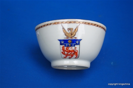 Chinese Armorial Tea Bowl AUSTIN