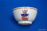 Chinese Armorial Tea Bowl AUSTIN