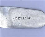 Irish provincial Cork sterling silver George III Fiddle pattern teaspoon c.1810
