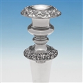 Set of 4 George IV Period Sterling Silver Candlesticks