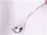 Antique Hallmarked Sterling Silver Victorian Fiddle & Thread Pattern Soup Ladle 1858