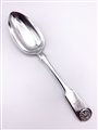 Antique Hallmarked Sterling Silver Newcastle Sunderland Fiddle & Shell Pattern Tablespoon 1846