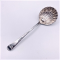 Antique Hallmarked Sterling Silver George III Old English / Feather Edge Pattern Sauce Ladle c.1780