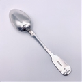 Antique Hallmarked Sterling Silver Victorian Fiddle Pattern Tablespoon 1839