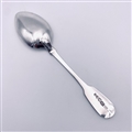 Antique Hallmarked Sterling Silver George III Liverpool-Made Chester Hallmarked Fiddle Pattern Teaspoon 1815