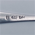 Antique Hallmarked Sterling Silver George III Old English Pattern Hester Bateman Teaspoon 1784