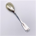 Antique Hallmarked Irish Sterling Silver William IV Fiddle pattern Egg Spoon 1835