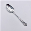 Antique Hallmarked Irish Sterling Silver Bright-Cut Teaspoon