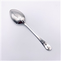Antique Hallmarked Irish Sterling Silver Bright-Cut Teaspoon