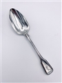 George III hallmarked sterling silver Fiddle and thread pattern tablespoon 1813